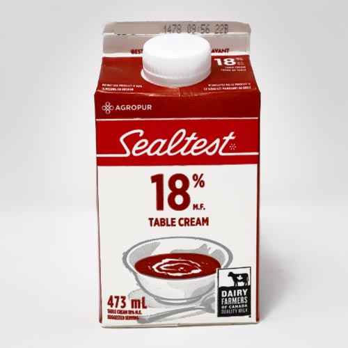 SEALTEST 18% TABLE CREAM 473ML